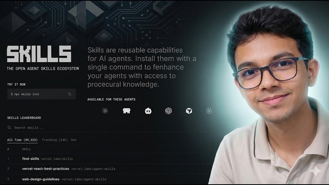 The "NPM" for AI Agents? | skills.sh + Cursor Explained